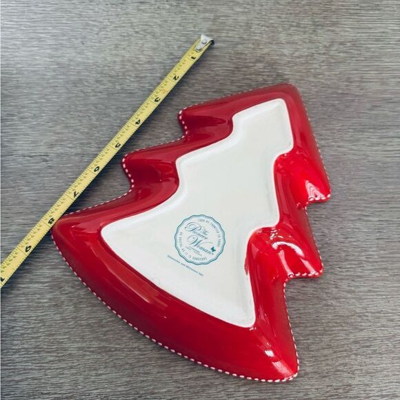 Pioneer Woman Christmas Tree Ceramic Candy Dish Decor Serving Bowl - Picture 2 of 3